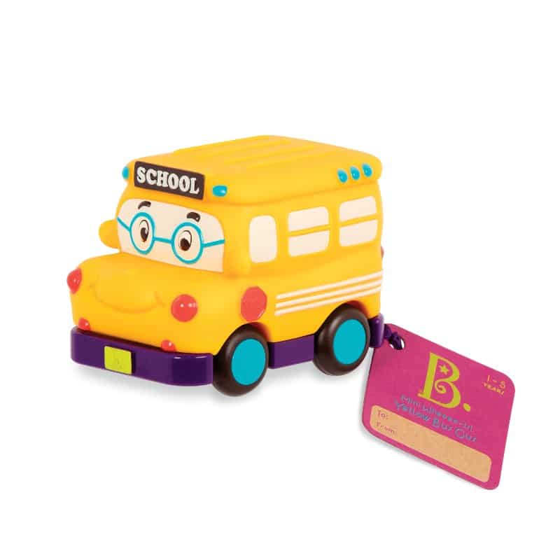 b toys mini wheeeels school bus