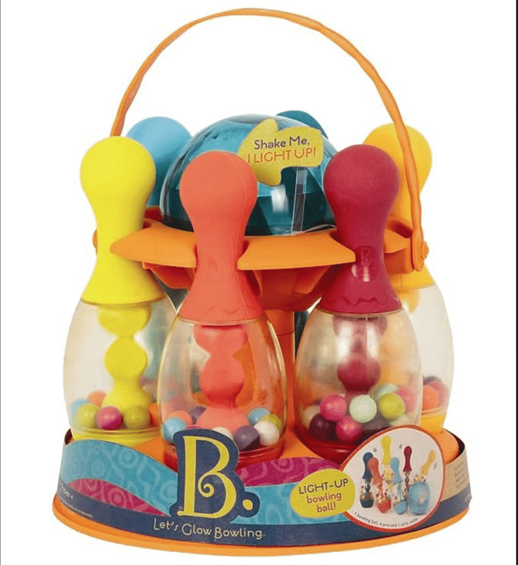 b leksaker bowling spel - Let's Glow bowling