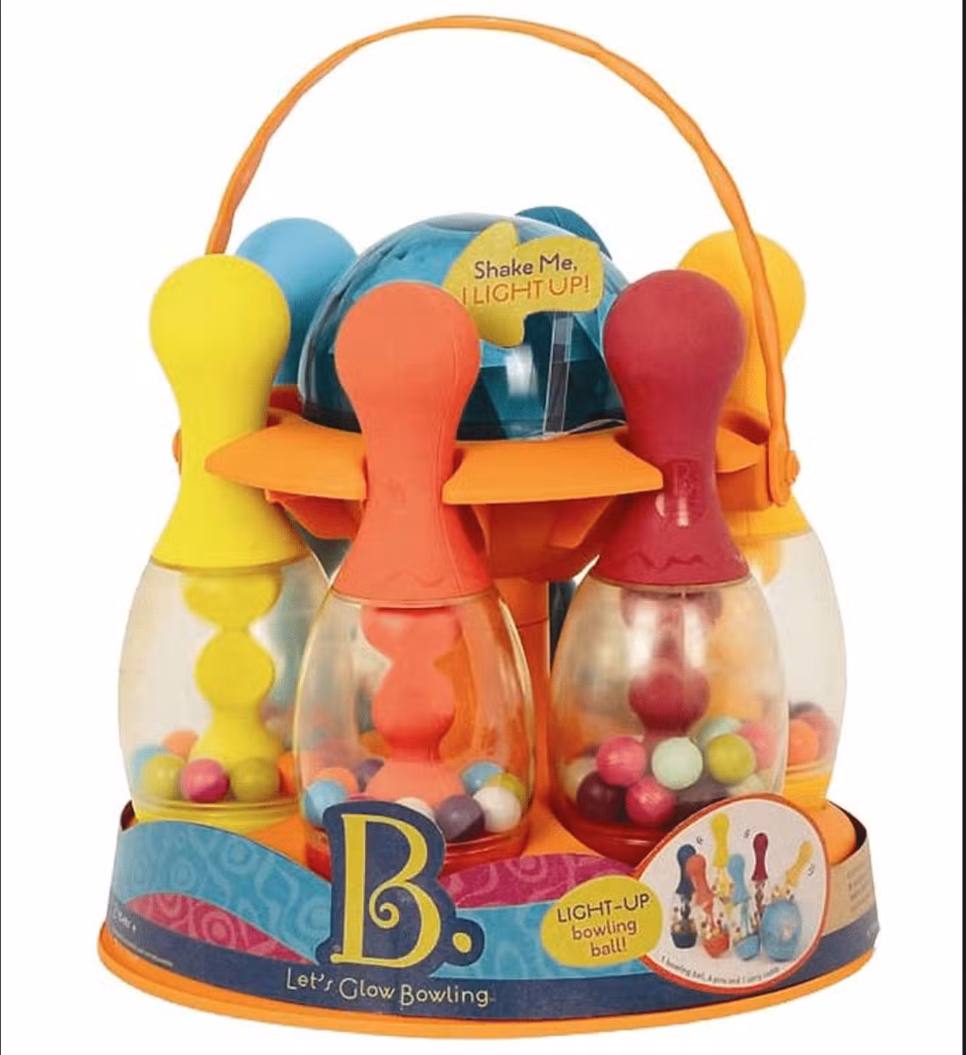 B Toys Bowlingspil - Let's glow bowling