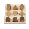 Stapling Montessori ToyShape Pusselbräda Naturlig