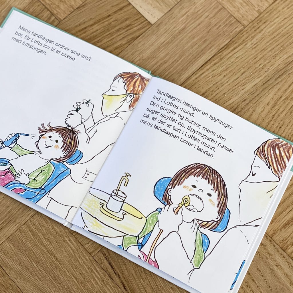 Lotte hos tandläkaren
