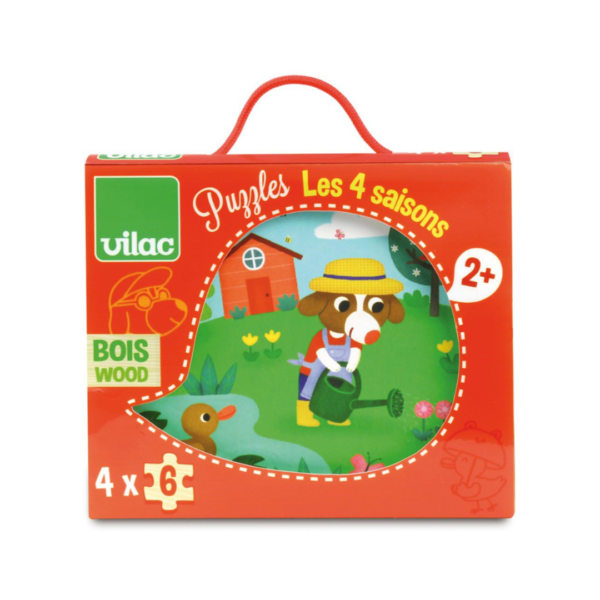 De fyra årstiderna Pussel 4x6 Vilac Spel och brädspel 2641