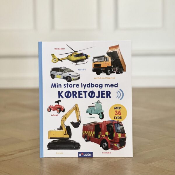 Min stora ljudbok med fordon från Bolden