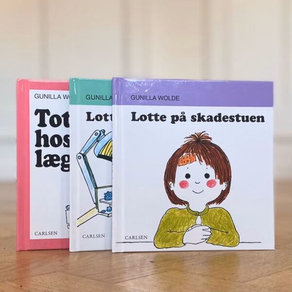 Totte Lotte böcker från förlaget Carlsen