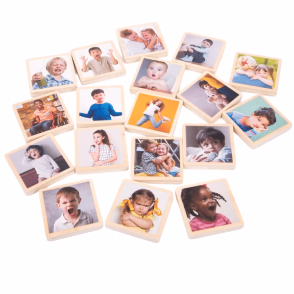 My emotions - wooden tiles
