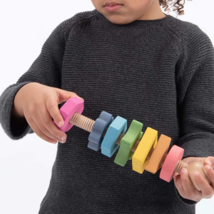 RAINBOW WOODEN SHAPE TWISTER