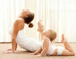 Yoga för mamma och barn