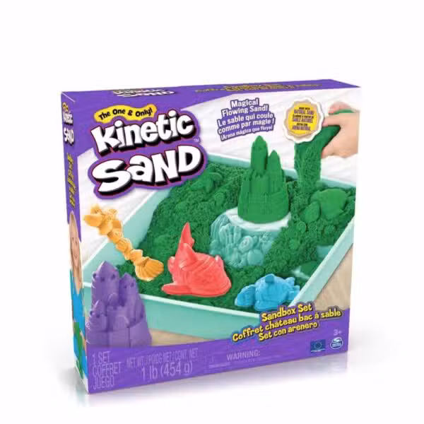 Kinetic Sand Sandbox Set - Green