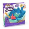 Kinetic Sand sandkasse sæt blå sandbox set magisk sand på hvid baggrund