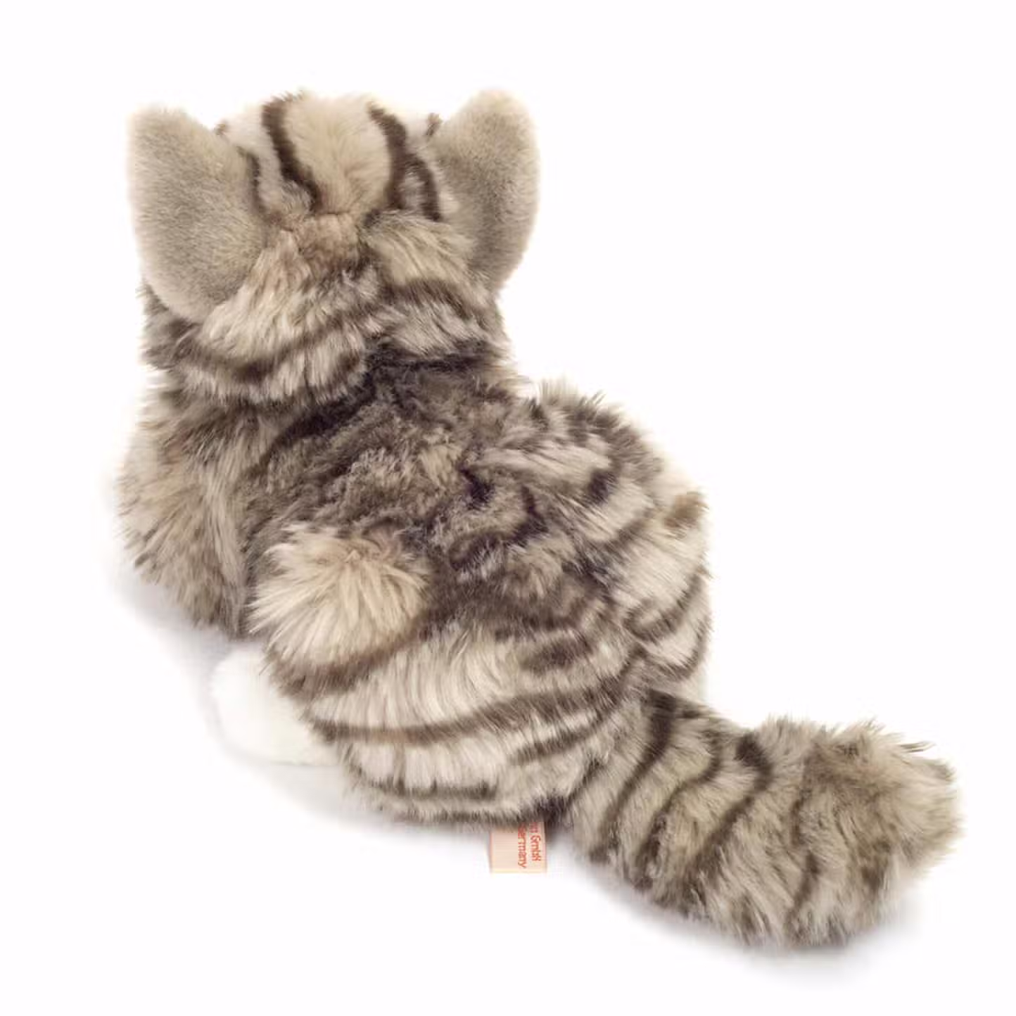 Teddy Hermann - Liggende kat grå 20 cm