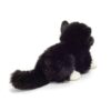 Teddy Hermann - Liggande katt svartvit 20 cm