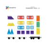 Connetix Rainbow Transport 50 st