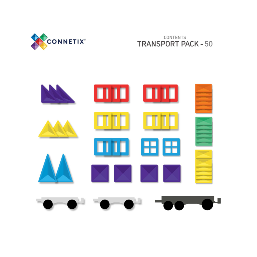 Connetix Rainbow Transport 50 st