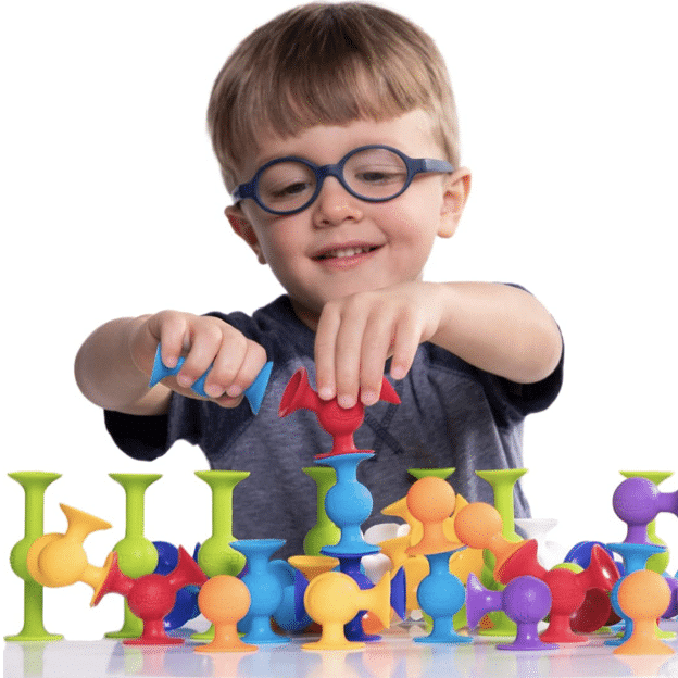 Squigz Starter set 22 st - Fat Brain sugkoppar