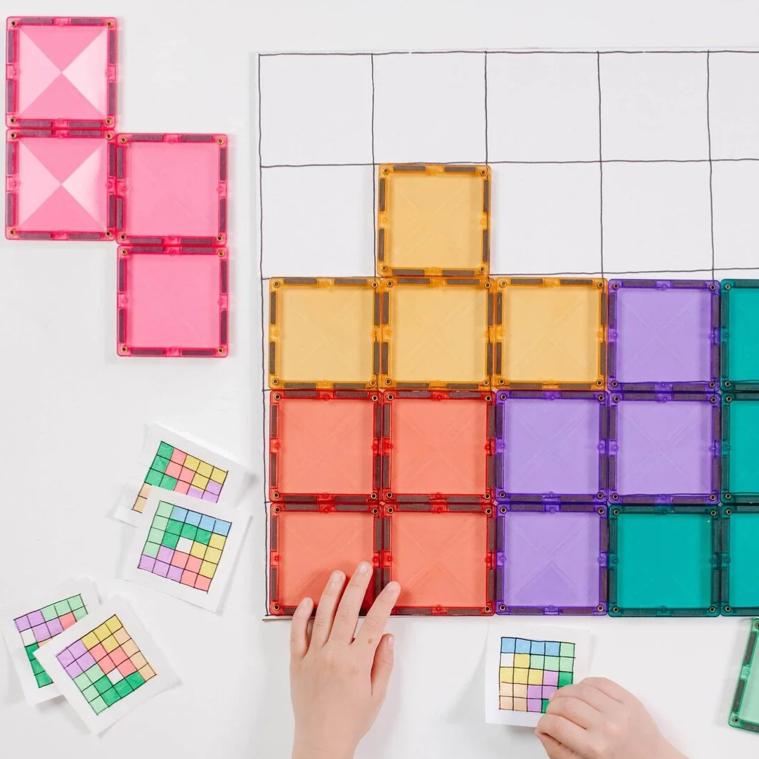 Connetix Pastel Square expansion pack 40 dele
