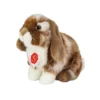 Teddy Hermann - Sittande kanin vit-mörkbrun 20 cm