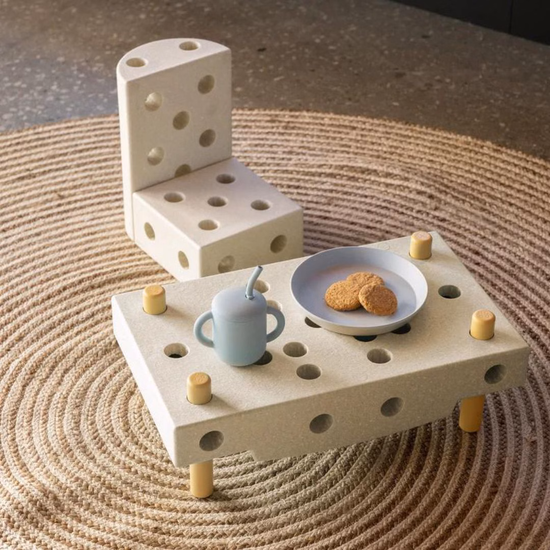 Curiosity Sæt - sand grey/honey yellow