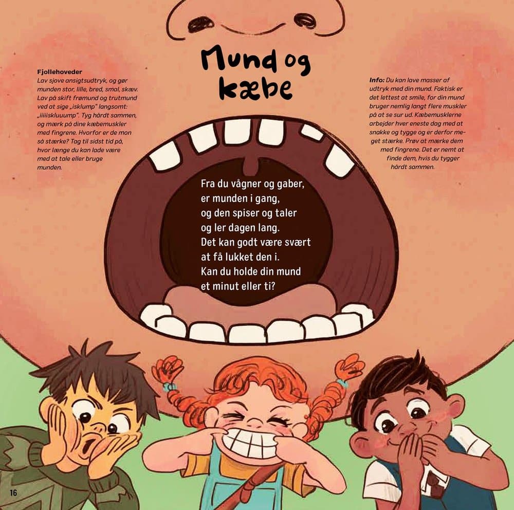 Boken blickar in i kroppen och berättar om allt från tarmar, skelett och hjärna till känslor och sinnen.