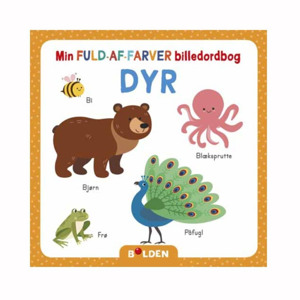 Min bildordbok i fullfärg djur bilderbok djur