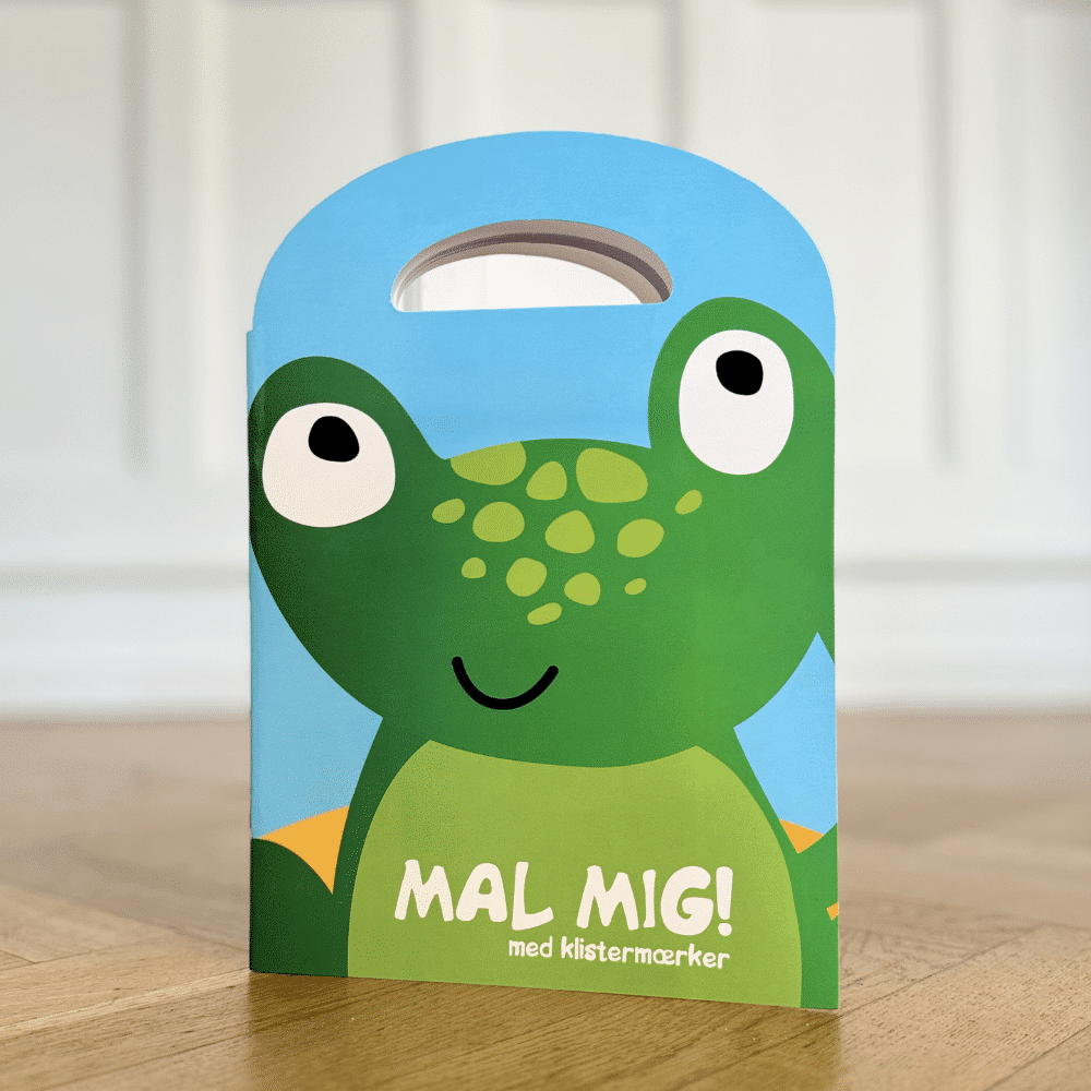 Måla mig! Frön med klistermärken målarbok