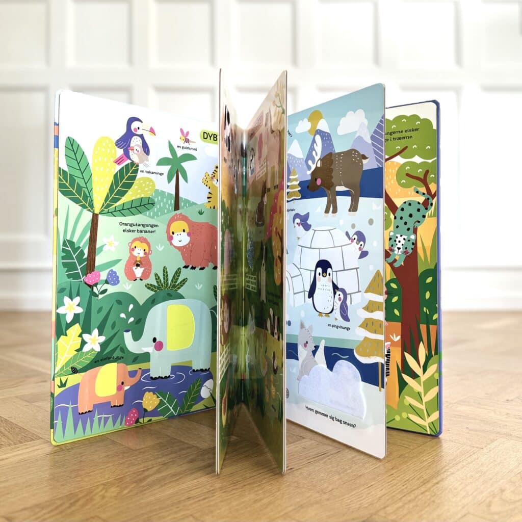 Min mycket stora sensoriska bok Djurungarna