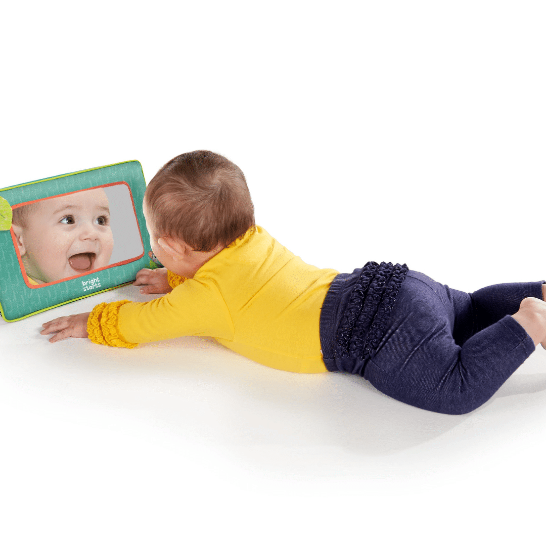 Babyspejl - bright starts sit and see safari mirror