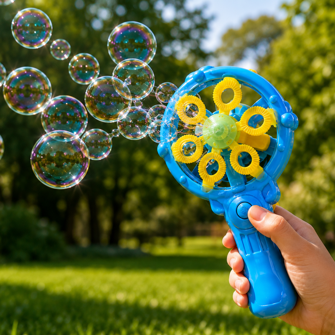 Bubbletastic Sæbeboblemaskine med lys. light up bubble whirlwind