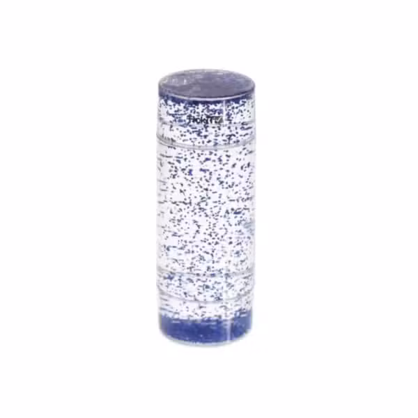sensory glitter storm blå