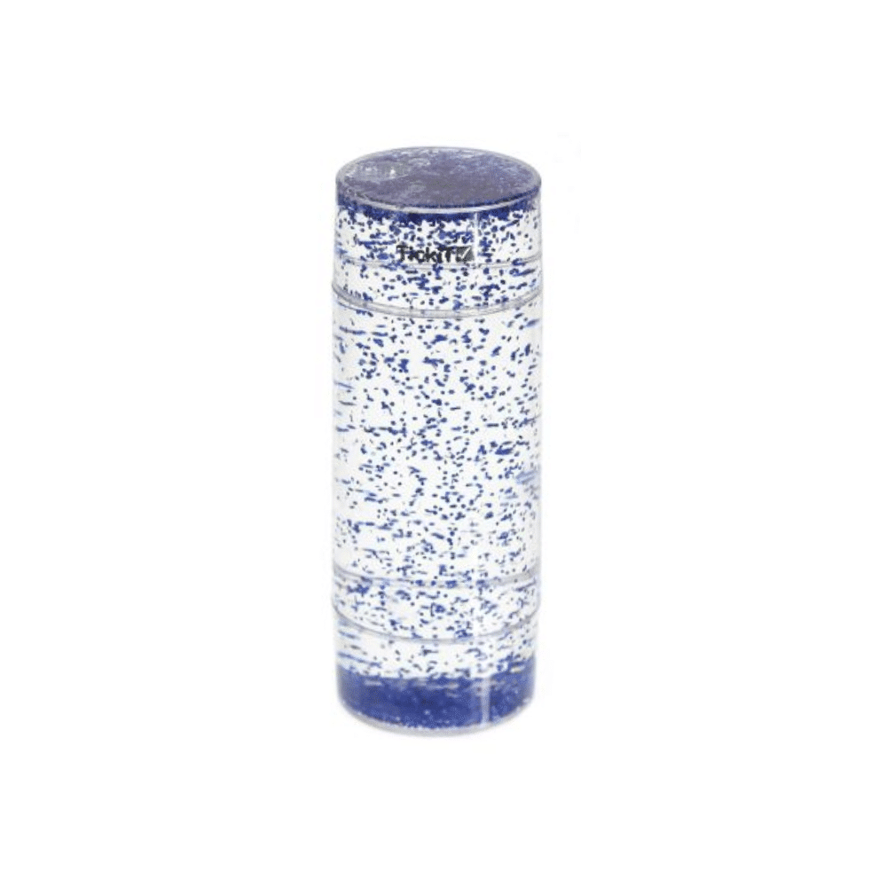 sensory glitter storm blå