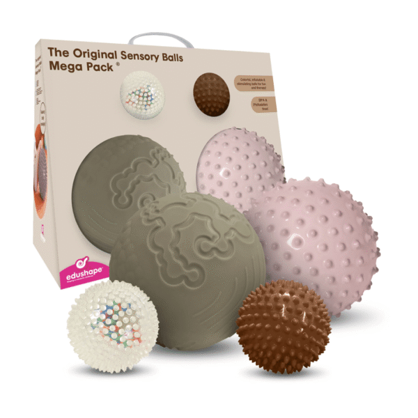 EDUSHAPDE Original Sensorisk Boll Mega Pack Sensoriska Bollar Boho Chic