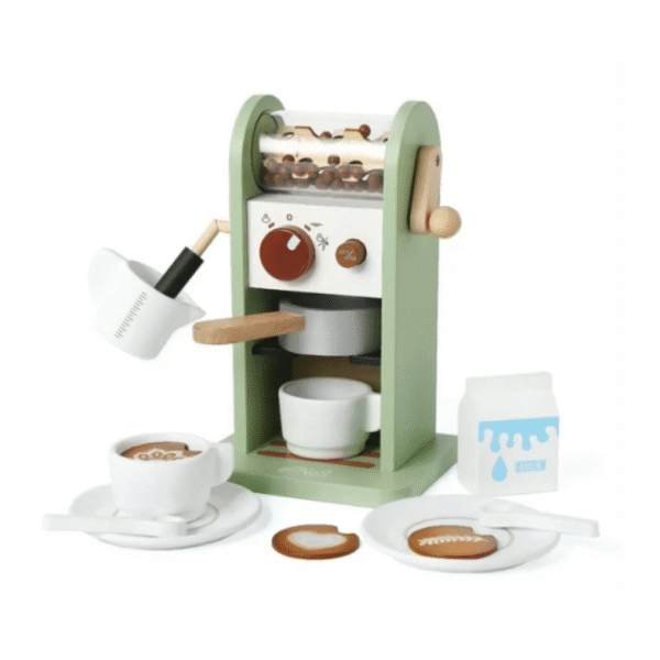 Elineli Espressomaskin Träleksaker Spela Kök Kaffemaskin Barn