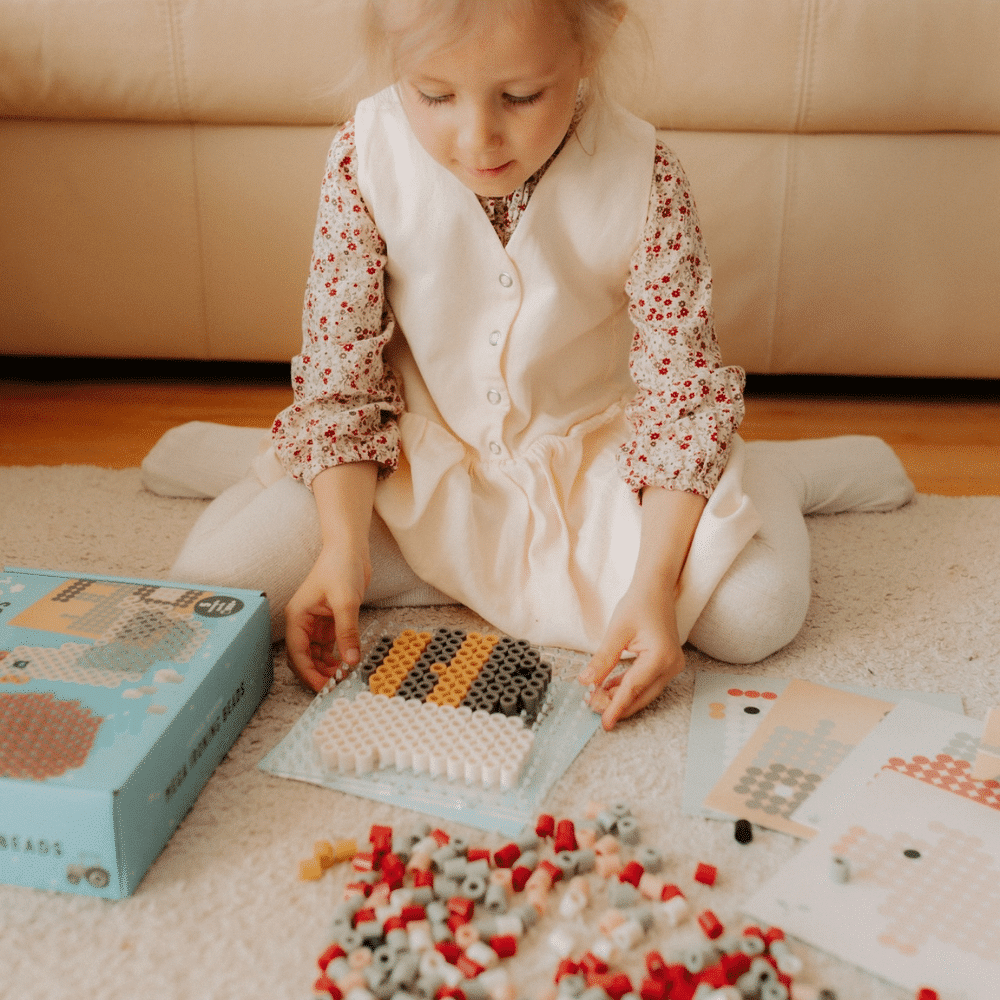 Pärlplatta Stora Pärlor Hama Pärlor Liten Holländsk Mega Strykning Pärlor Little Farm 4