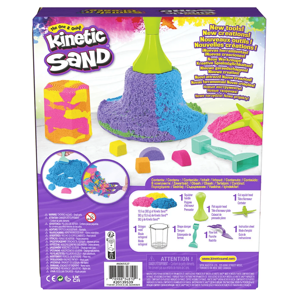 Kinetic Sand Squish n' Skapa Magic Sand Shovel Formar