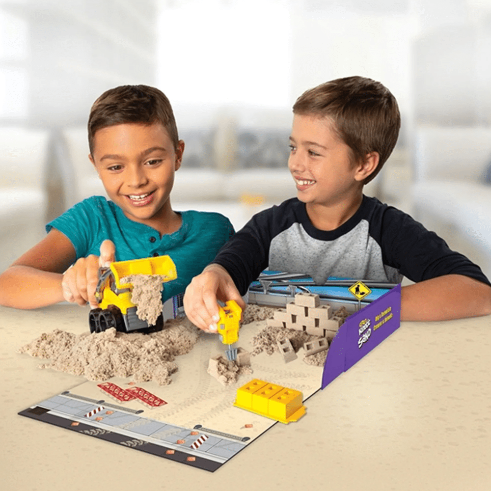 kinetic sand dig and demolish magisk sand kravko