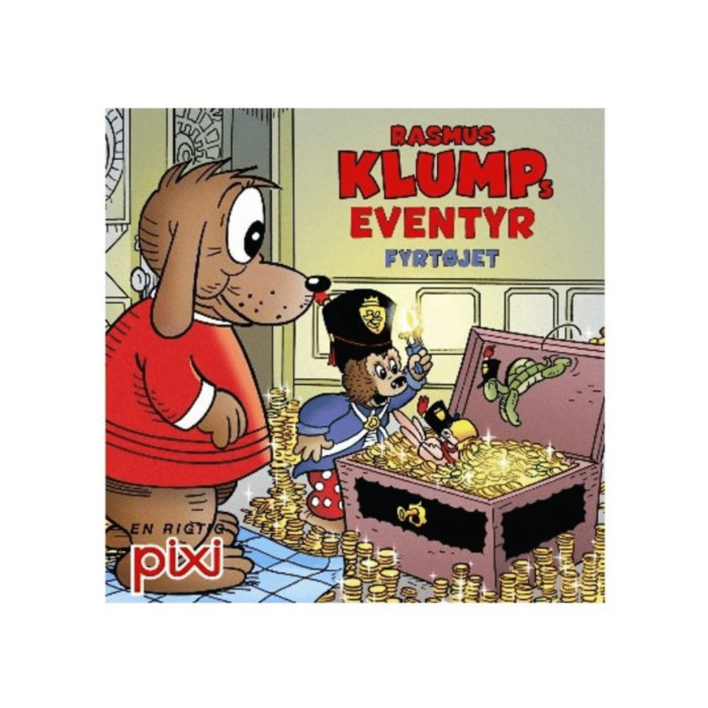 rasmus klumps eventyr pixi bøger fyrtøjet