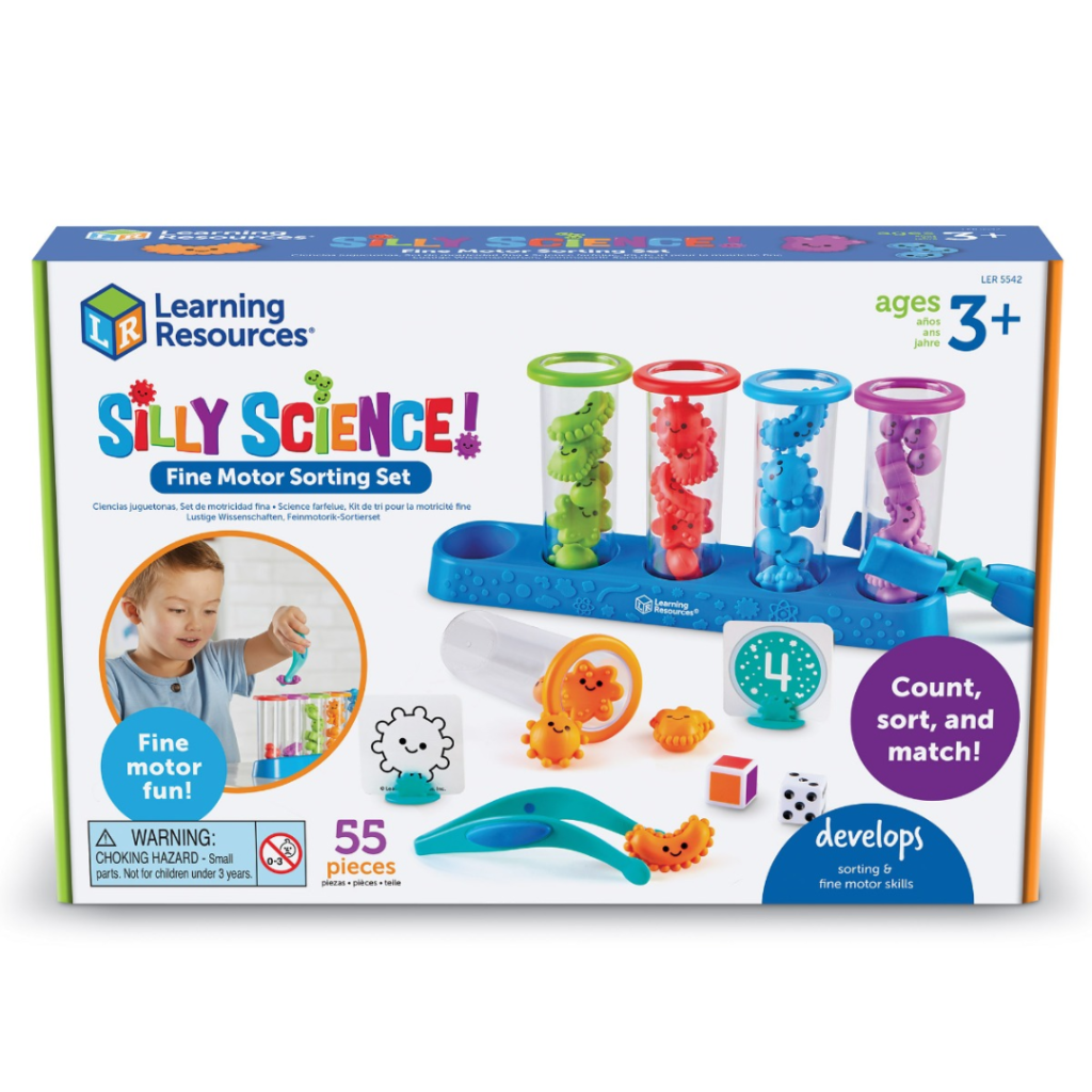 Finmotorisk sorteringssats - Silly Science Learning Resources