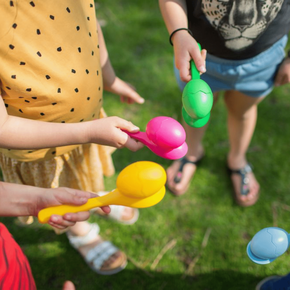 ægge kapløb bs toys æggestafet
