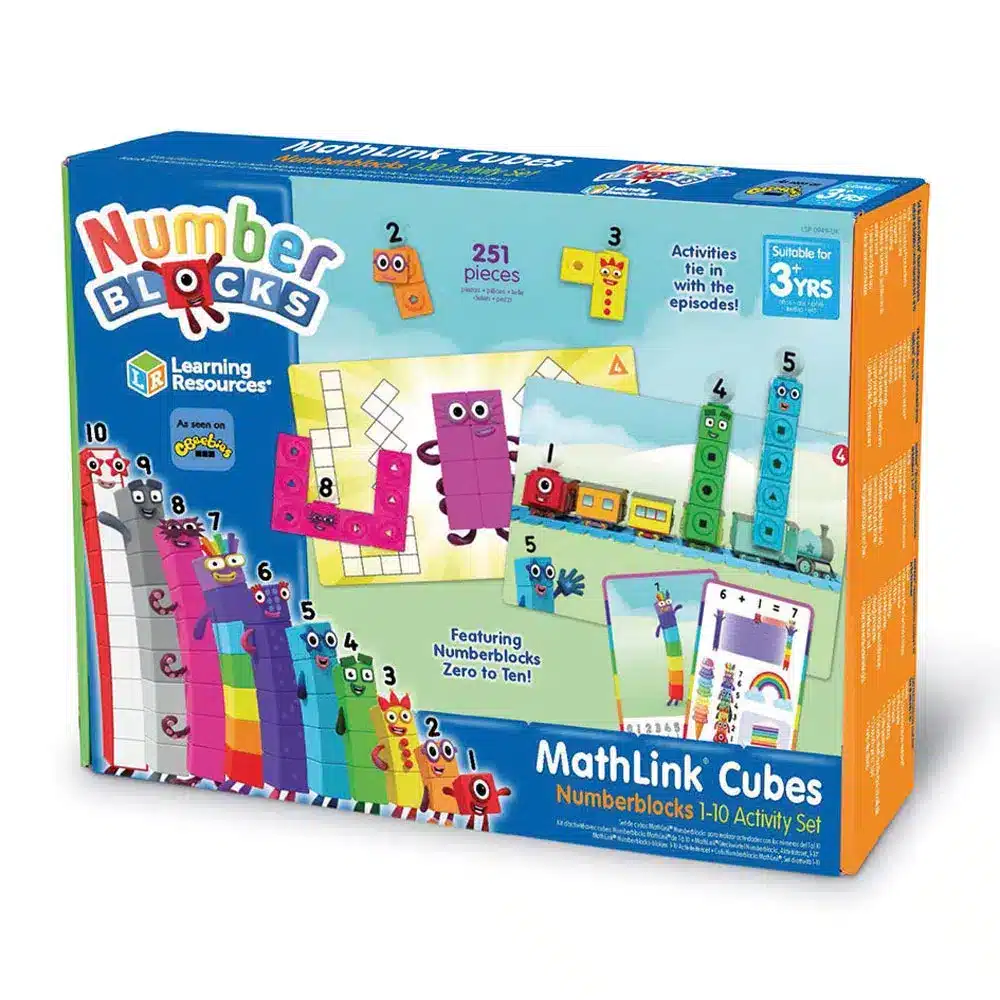 Numberblocks 1-10 MathLink Cubes, från 3 år Learning Resources