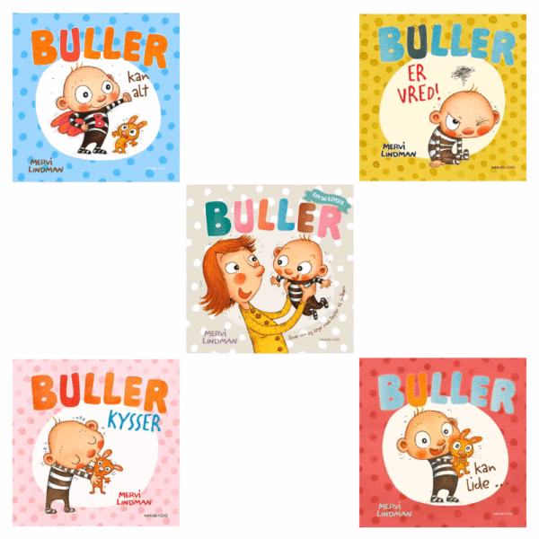 Buller bundle 5 bøger buller bøger følelser