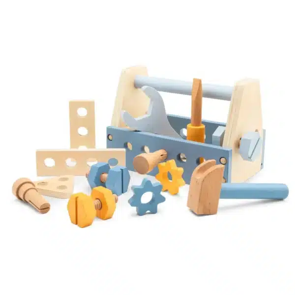 værktøjskasse i træ new classic toys 10551