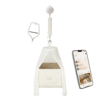 Moonboon Essential-paket med vagga, sänghimmel och Basic Motor Connect i färgen Cream White