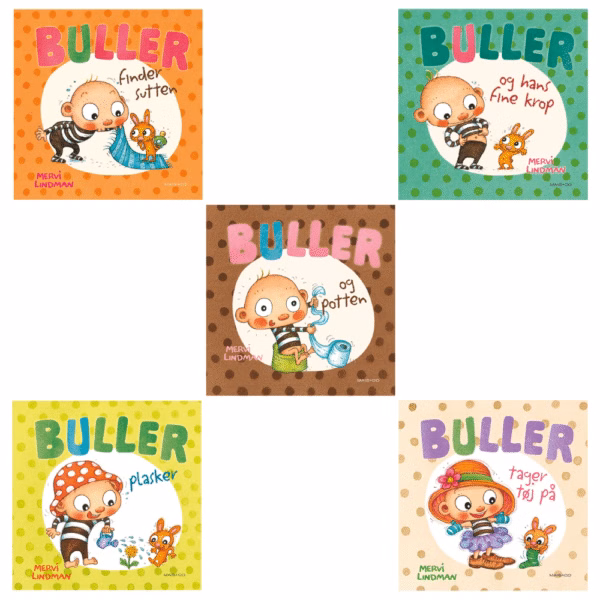Buller bunt 5 böcker buller böcker varje dag