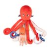 Moulin Roty - Aktivitetsleksak - Octopus2 35 cm - Les Aventures de Paulie 676078-1-moulin-roty-activity leksak djur-blå bläckfisk-35-cm-les-aventures-de-paulie-3