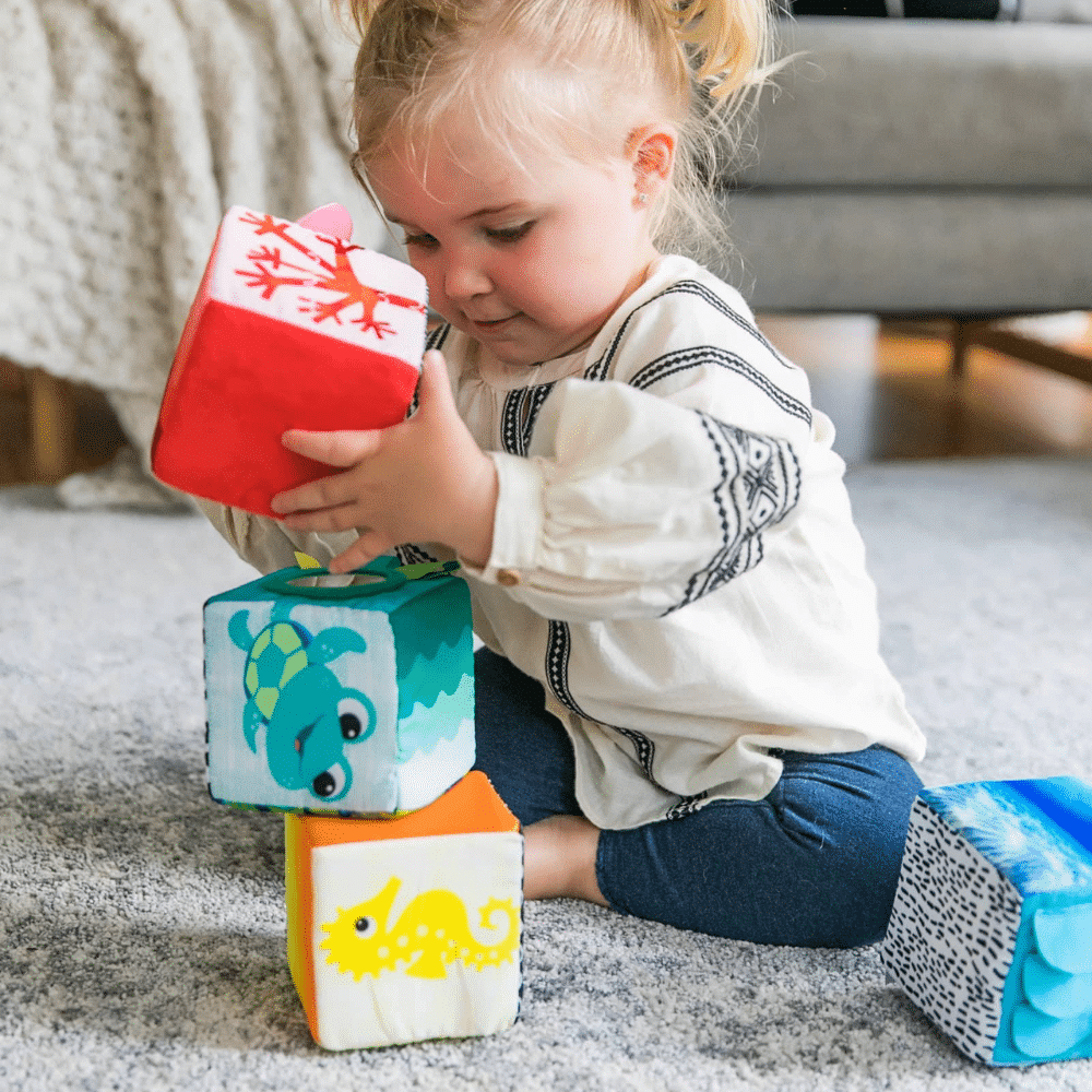Hape Baby Einstein Utforska och upptäck mjuka klossar 0074451906297