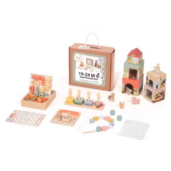 elineli Montessori lekset leksaker för barn från 1 år (19-24 månader) - Education Box