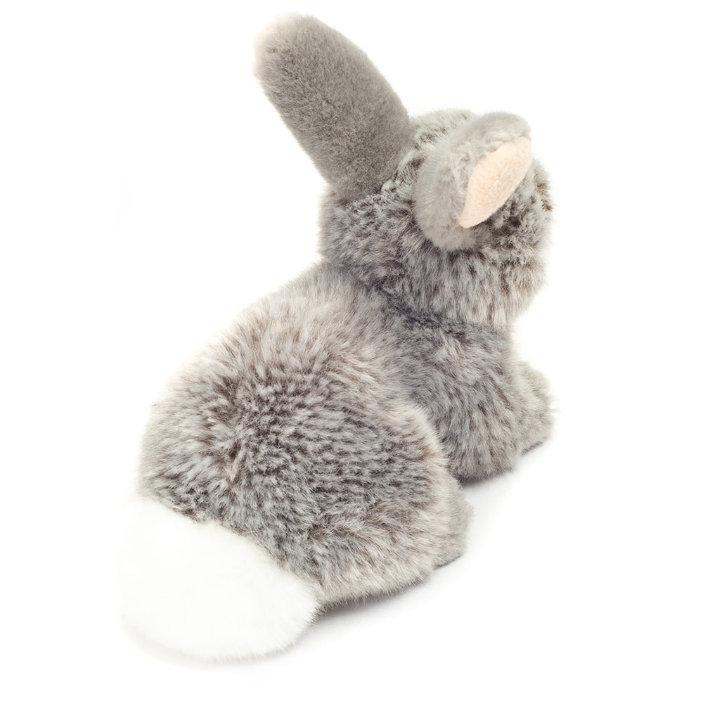 sittande kanin grå 18 cm Teddy Hermann TH937012