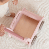 Liten holländsk rosa barnvagn Walker