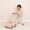 Liten holländsk rosa barnvagn Walker