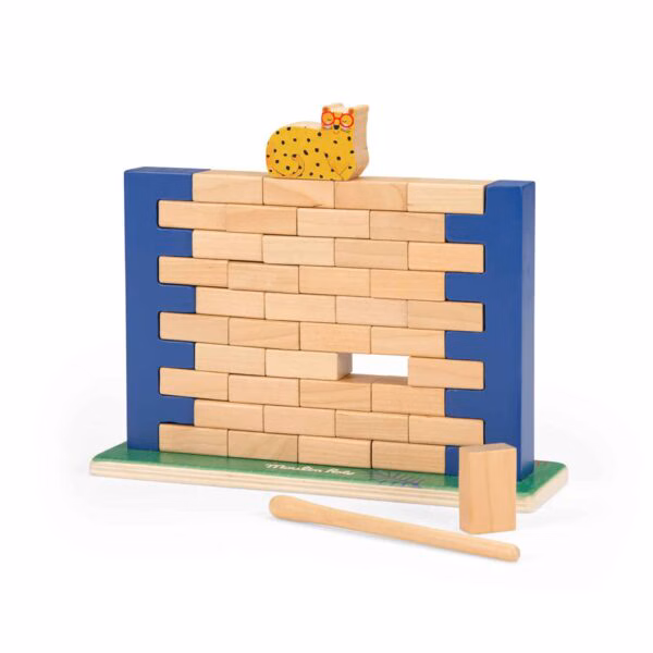 Moulin Roty den krokiga väggen spel Jenga 679368