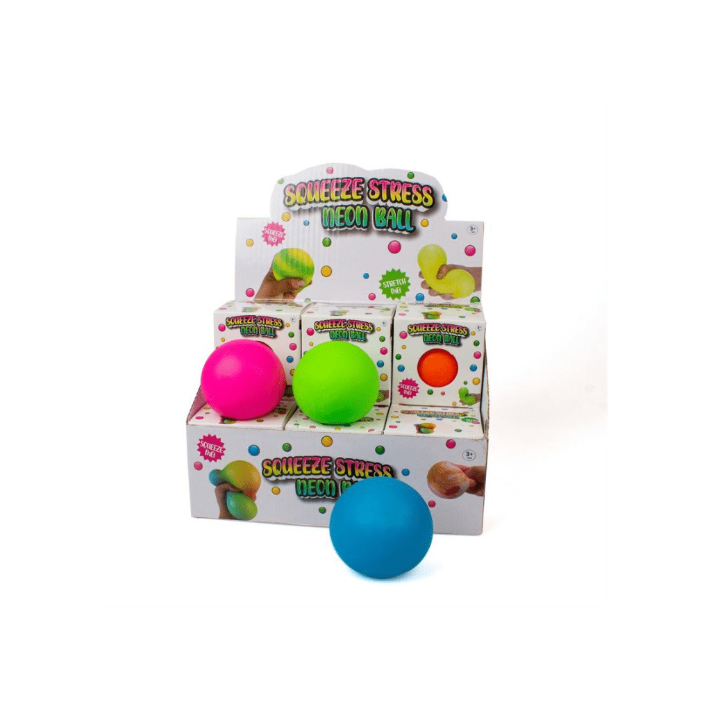 Magni Stress Boll Liten Squeeze Stress Neon Boll